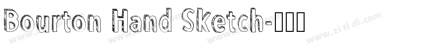 Bourton Hand Sketch字体转换